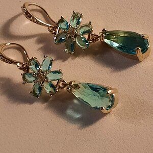 Brand New Handmade 18k Gold Plated Luxury Earrings